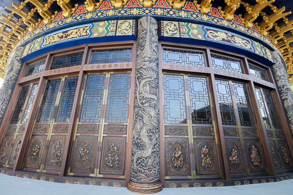 「一貫道祖師紀念館白陽聖廟」世界最高銅鑄圓頂建築天壇在台中
