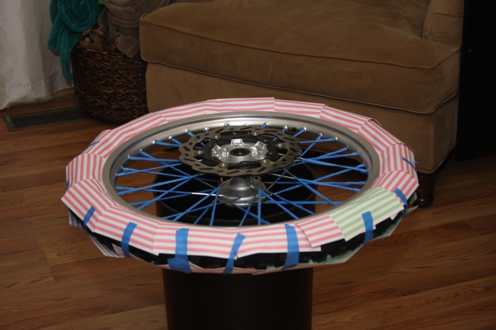 My WR250R: Rim Painting