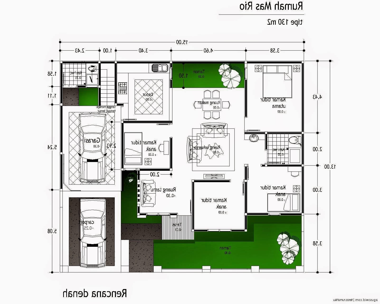 Desain Rumah Minimalis 1,5 Lantai - Gambar Foto Desain Rumah