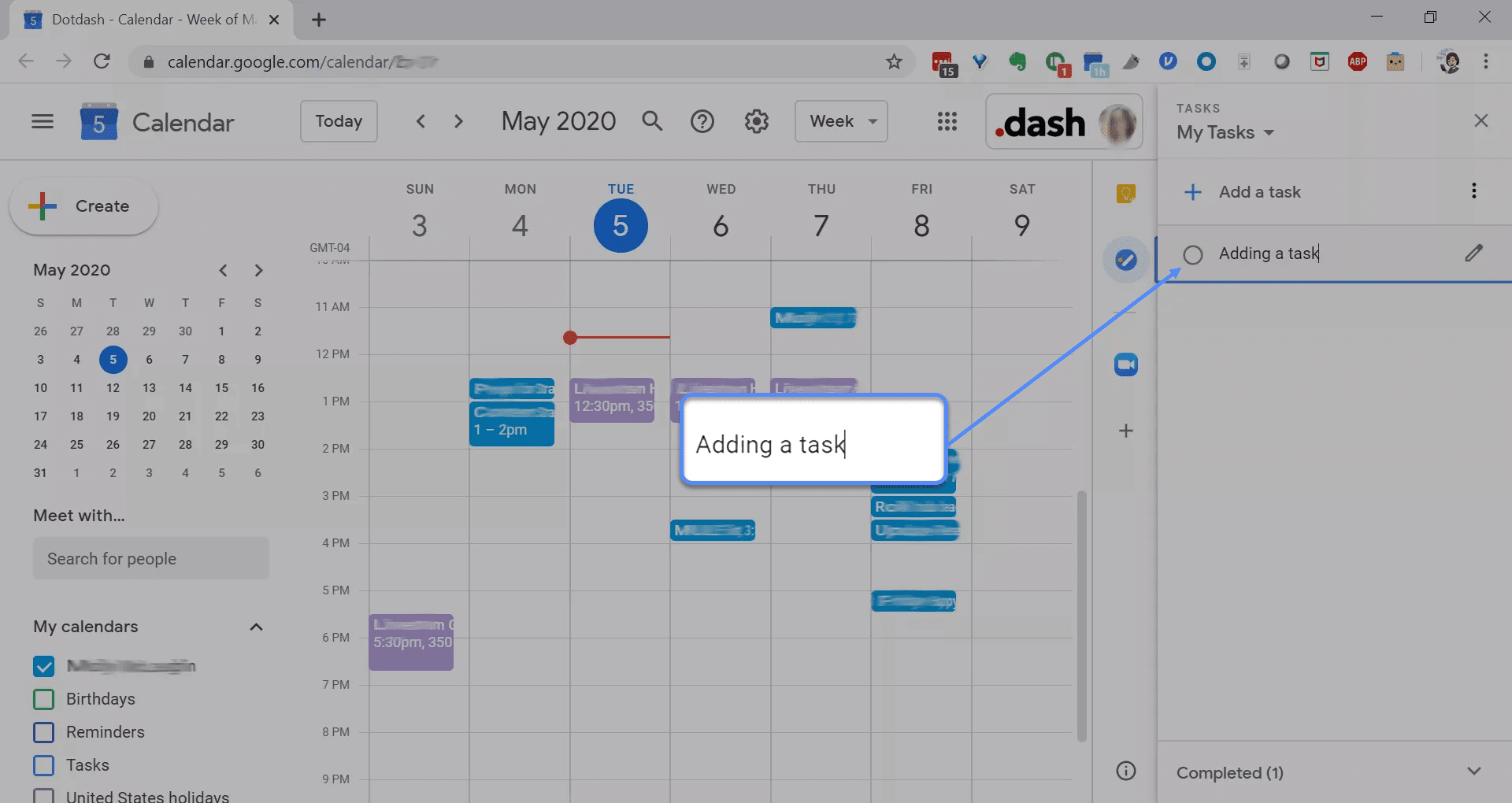 How to Add a Task to Google Calendar?