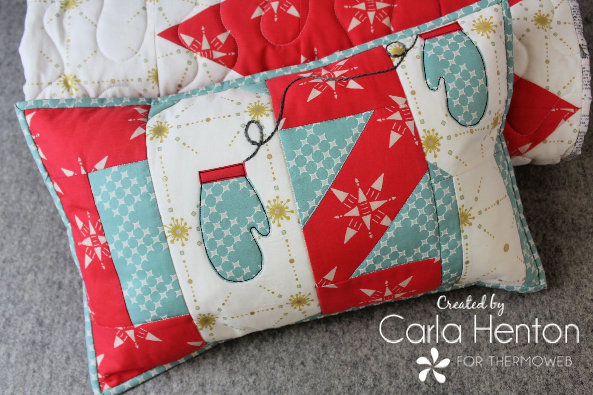 Quilted Christmas Pillows - A Quilting Life