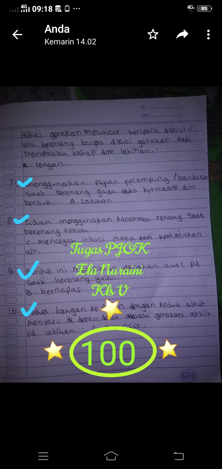 Contoh program pembelajaran dalam jaringan (daring) Mapel