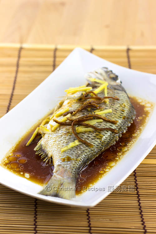 陳皮清蒸魚 Steamed Fish with Dried Mandarin Peel01