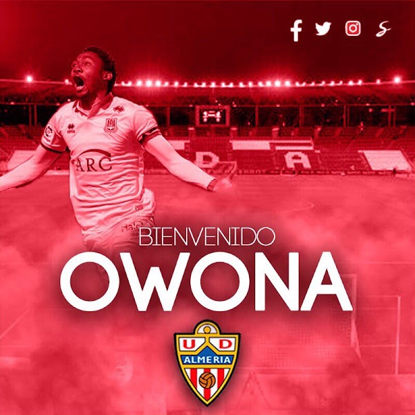 Oficial: El Almería ficha a Owona