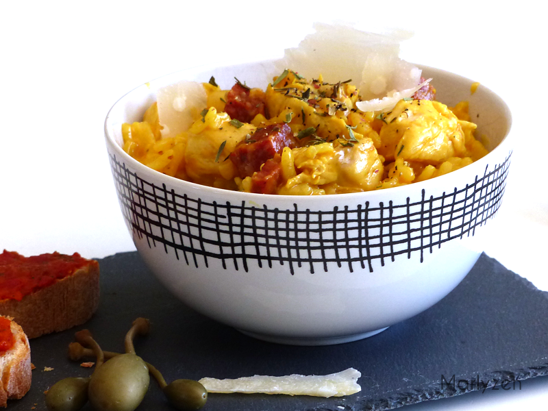 Risotto Au Poulet Et Au Chorizo Marlyzen Cuisine Revisitee