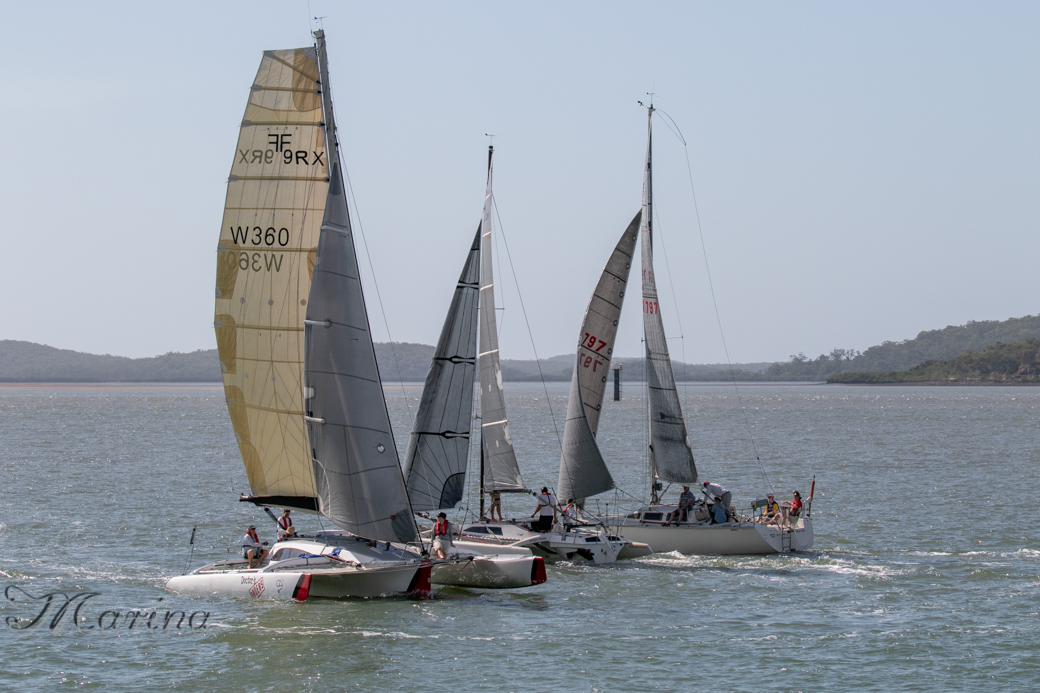 Sailing at the Port Curtis Sailing Club, Gladstone, Queensland Last