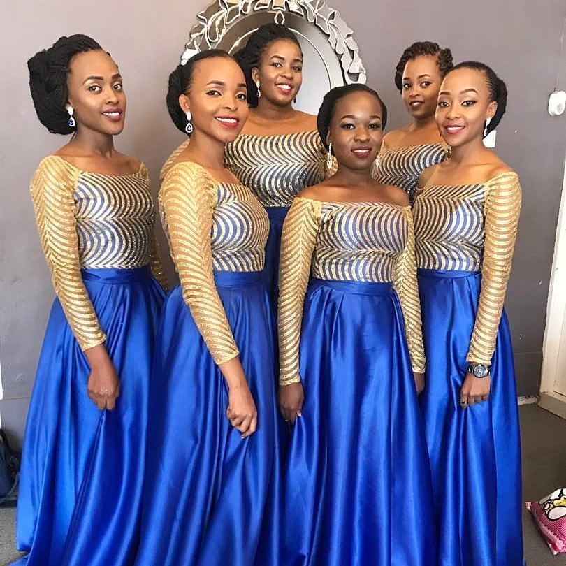 Glamorous African American Bridesmaids dresses fashenista