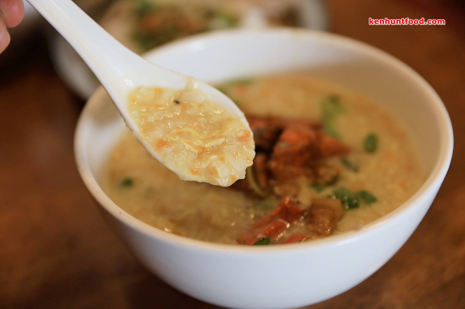 KEN HUNTS FOOD Thai Crab Porridge 泰式蟹皇粥 Lebuh Keng Kwee,