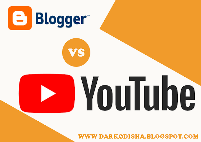 blogging vs youtube in hindi