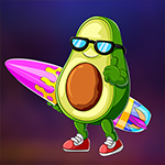 Play Games4King - G4K Comical Avocado Escape Game