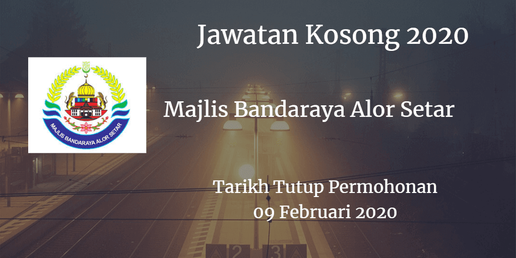 Jawatan Kosong Terkini Di Majlis Bandaraya Alor Setar Mbas Tetap Berpencen Minimum Pmr Spm Diploma Jobcari Com Jawatan Kosong Terkini