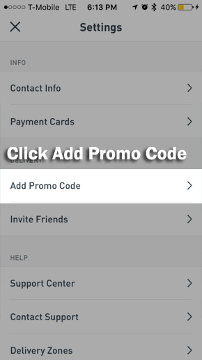 Postmates coupon code