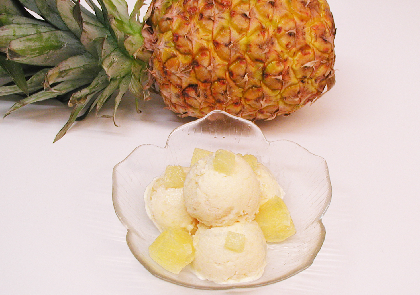 Himmlische Süßigkeiten: Ananas Eiscreme ohne Eismaschine