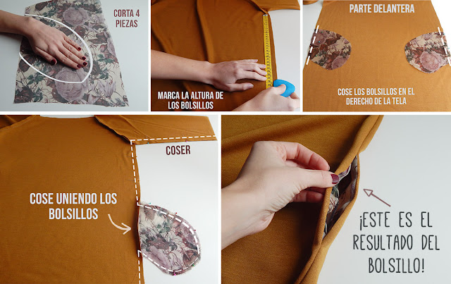 hacer bolsillos sudadera mangas ranglan
