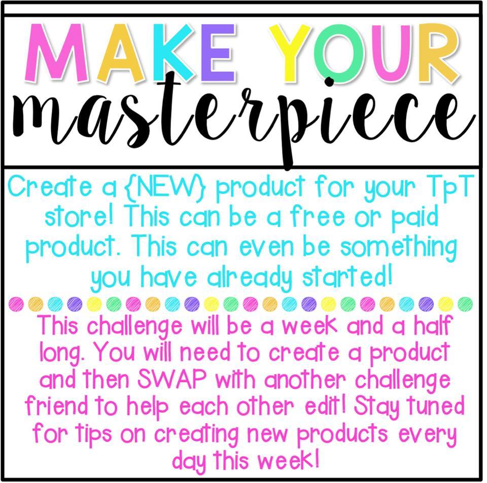 Tpt Challenge Week 3 Create Your Own Masterpiece Glimmers Tpt Challenge Week 3 Create Your Own Masterpiece Glimmers