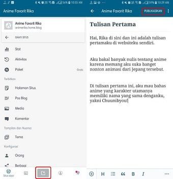 Membuat Website Sendiri Dari HP