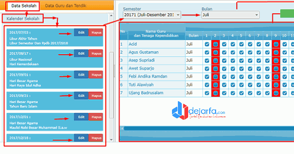 Cara Mengisi Absen Online Dhgtk 2018 Kembdikbud Dejarfa Com