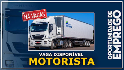 vaga para motorista