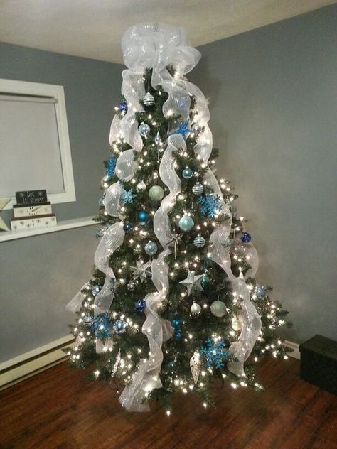 Mi Fiesta Creativa: Ideas para decorar el árbol de navidad con cintas o