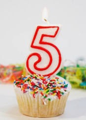 5th Blogoversary Giveaway