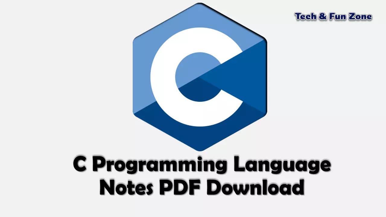 C Programming Notes PDF