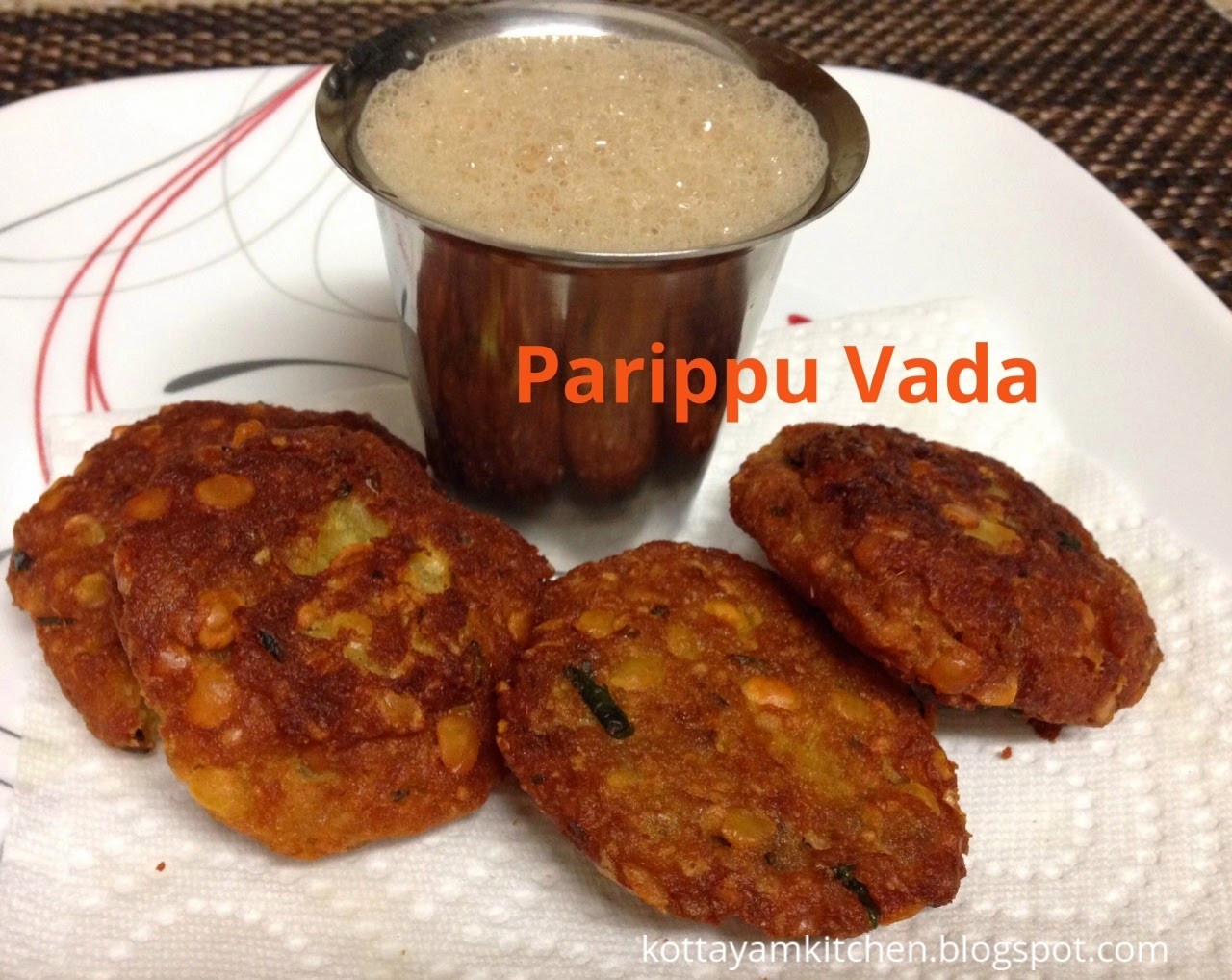 Parippu Vada recipe Kottayam Kitchen