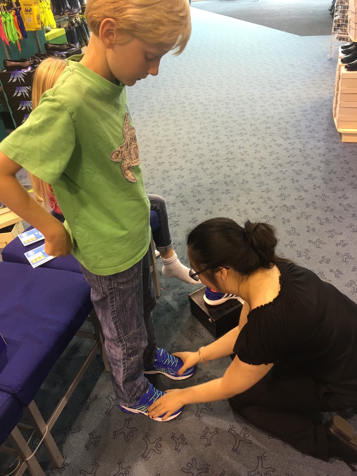 Expert free fitting service at Brantano made our Back To School shoe