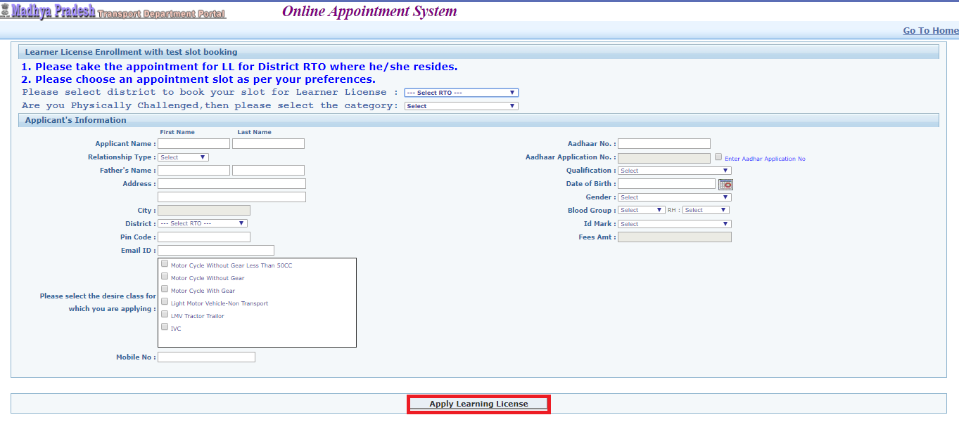 How to apply driving licence online - Follow these easy steps for an online driving licence application!