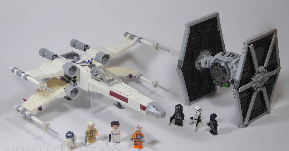 LEGO® Star Wars review & MOCs: 75300 Imperial Tie Fighter & 75301 Luke X-Wing Fighter | Elementary: LEGO® parts, sets