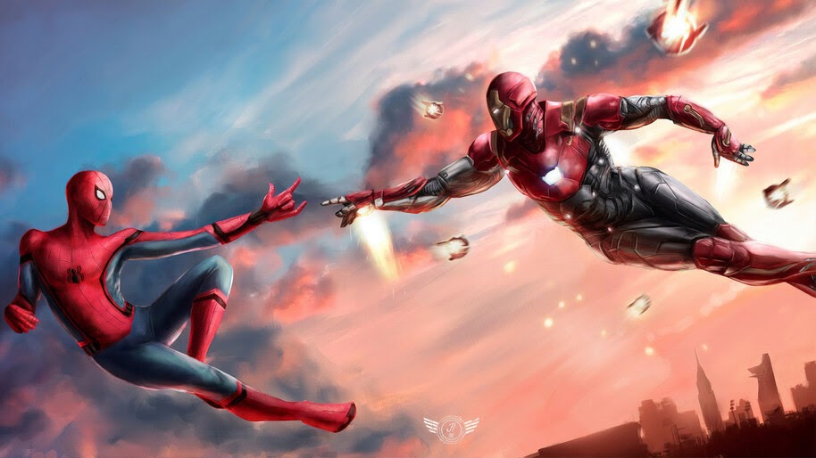 Featured image of post Sfondi Iron Man E Spiderman This time spider man has iron man s help