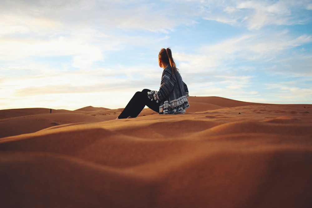 Sahara Wüste in Marokko
