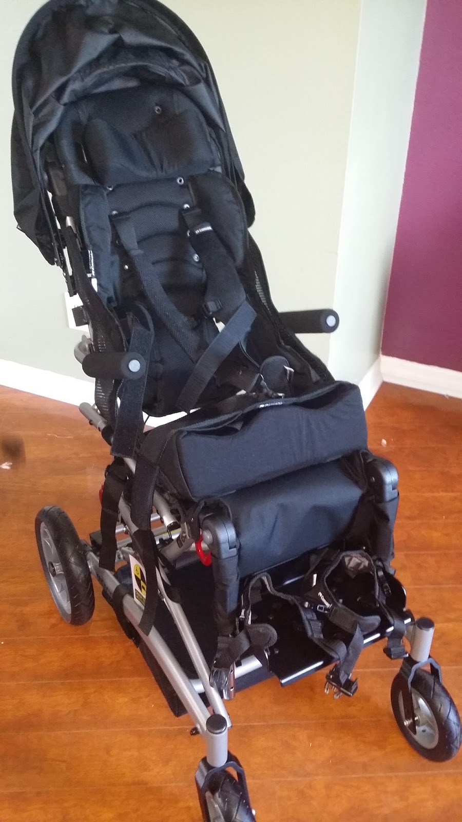 Spastic Quadriplegic Cerebral Palsy Jacob's new wheelchair!! Convaid
