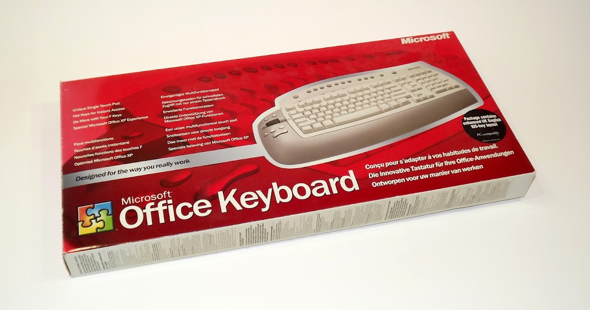 One One Two..... Sold Vintage Microsoft Office XP Keyboard & Mouse