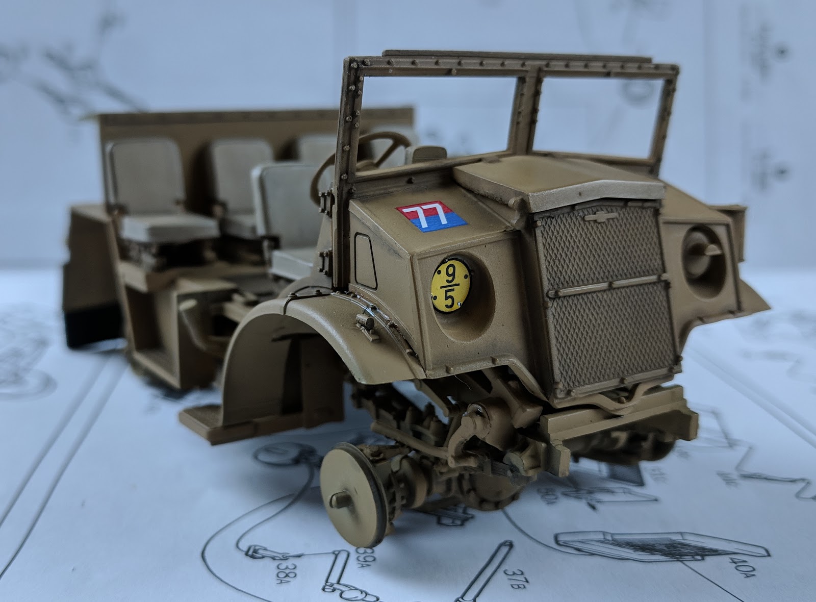 defMondo Chevy Gun Tractor by Italeri Part 5