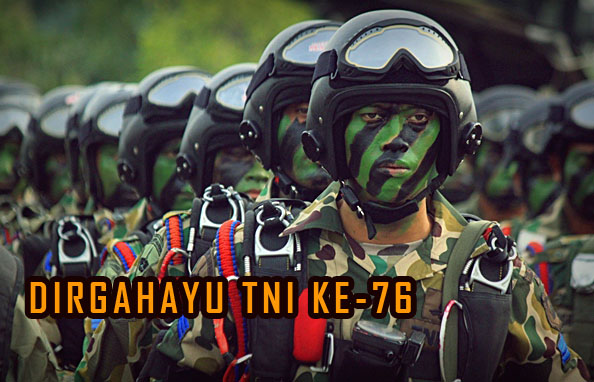 Ucapan Dirgahayu HUT TNI Ke 76 Tahun 2021 plus wallpaper HUT TNI ke-76