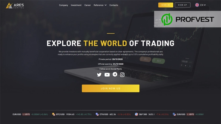 Ares Capital: обзор и отзывы о arescapital.io (HYIP платит) Ares Capital обзор и отзывы HYIP-проекта