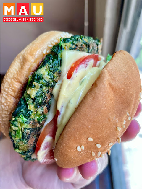 mau cocina de todo hamburguesas vegetarianas de espinacas receta facil