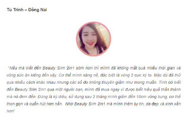 beauty slim review tu khach hang