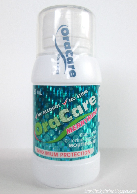 Lucky Citrine OraCare Merrymint Mouthrinse