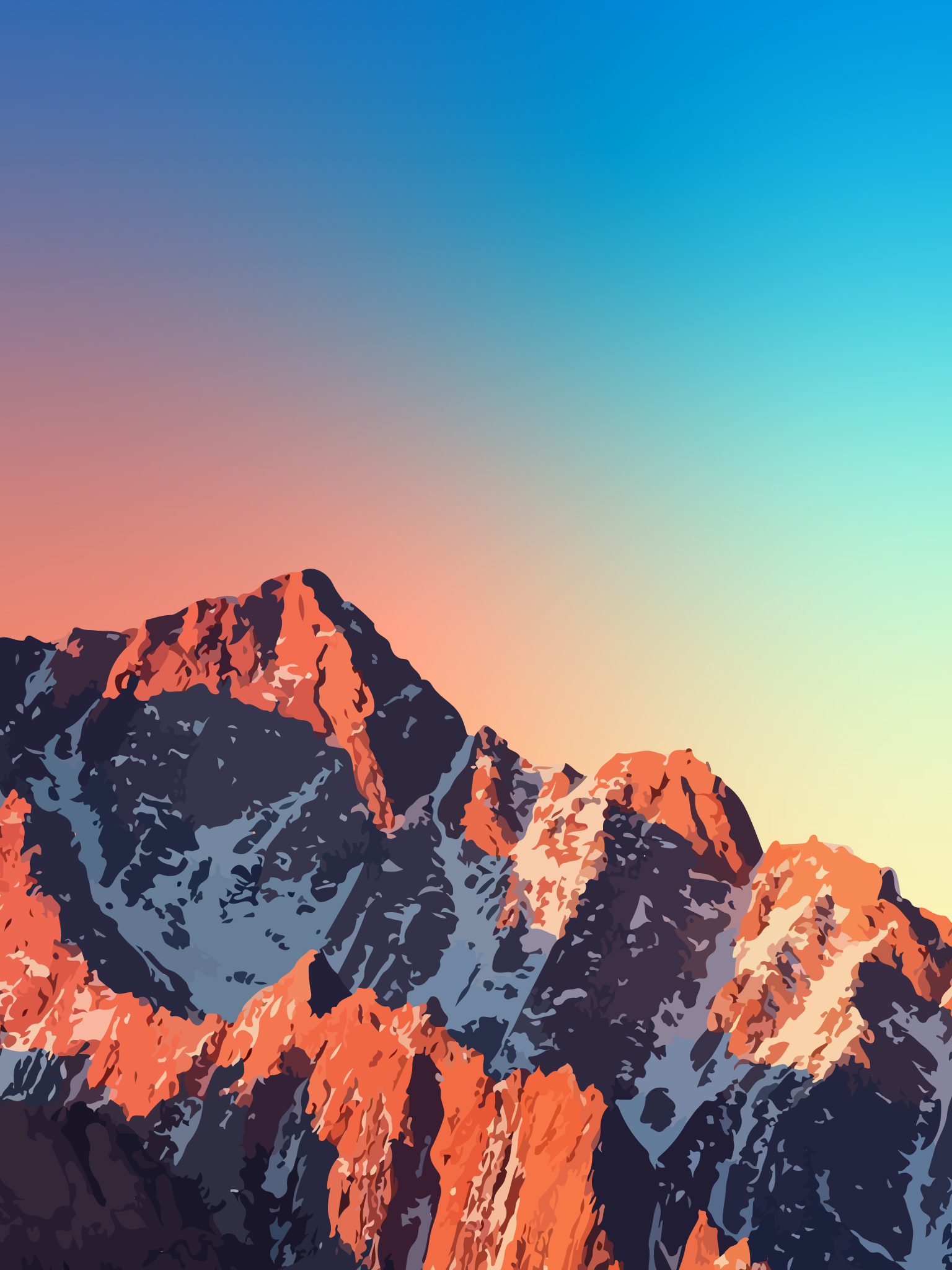 Background wallpaper for ipad pro - landscape mountain