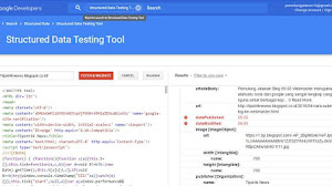 Cara mengatasi error struktur data di webmaster lengkap
