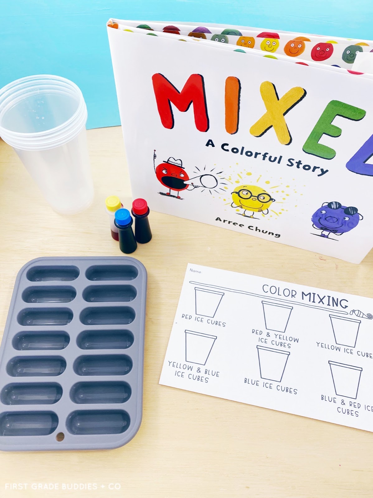 Simple Science Color Mixing First Grade Buddies