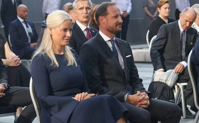 Queen Sonja, Crown Prince Haakon, Crown Princess Mette-Marit, Princess Ingrid Alexandra and Prince Sverre Magnus