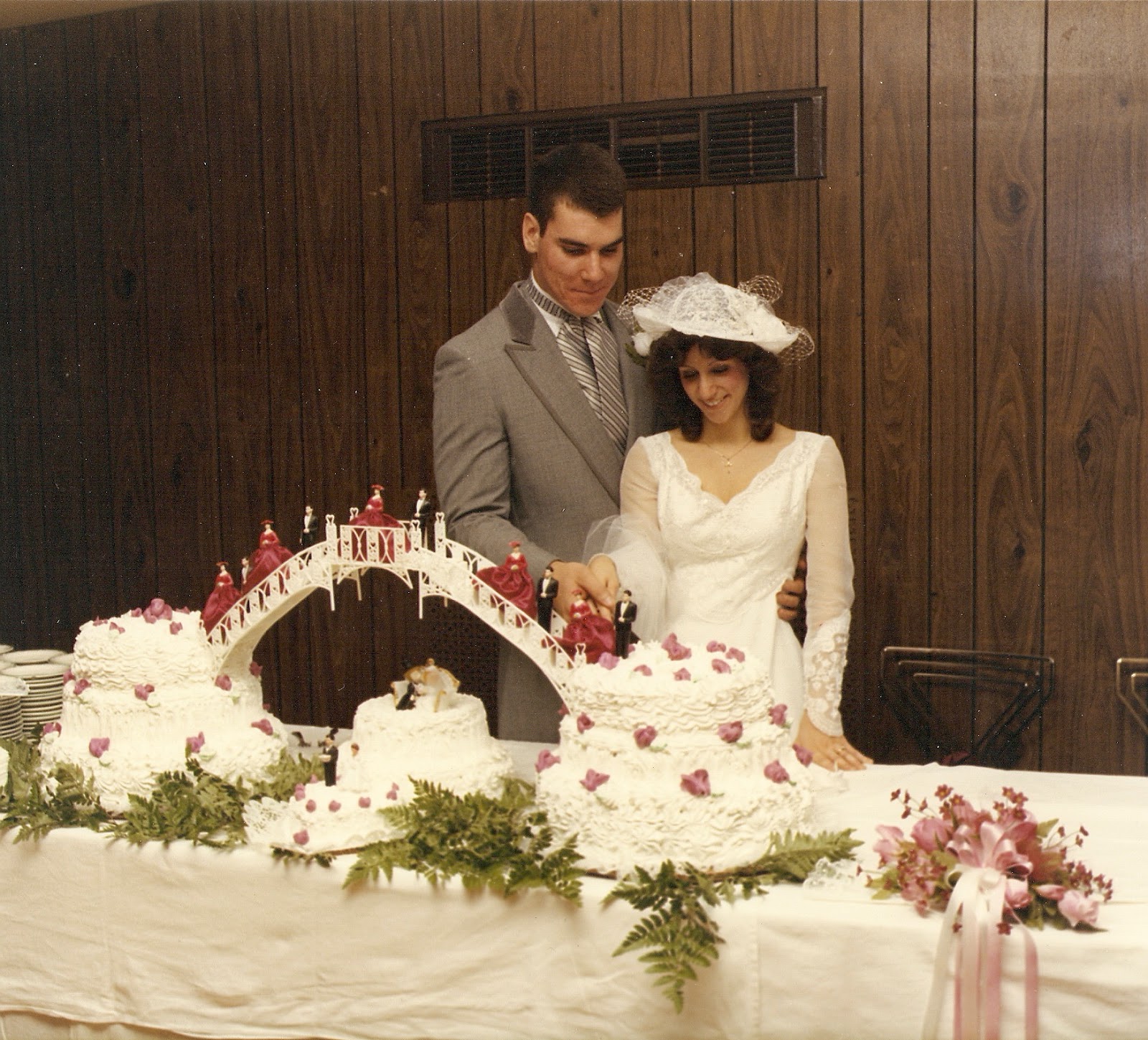 family wedding cakes through