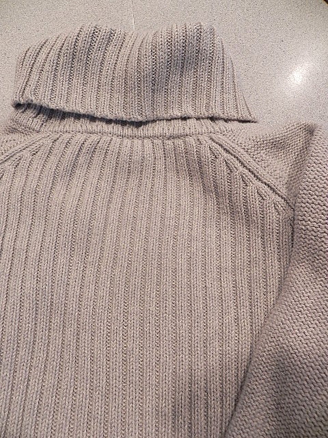 My Five Men: A Turtleneck Turned Cardigan With Elbow Patches