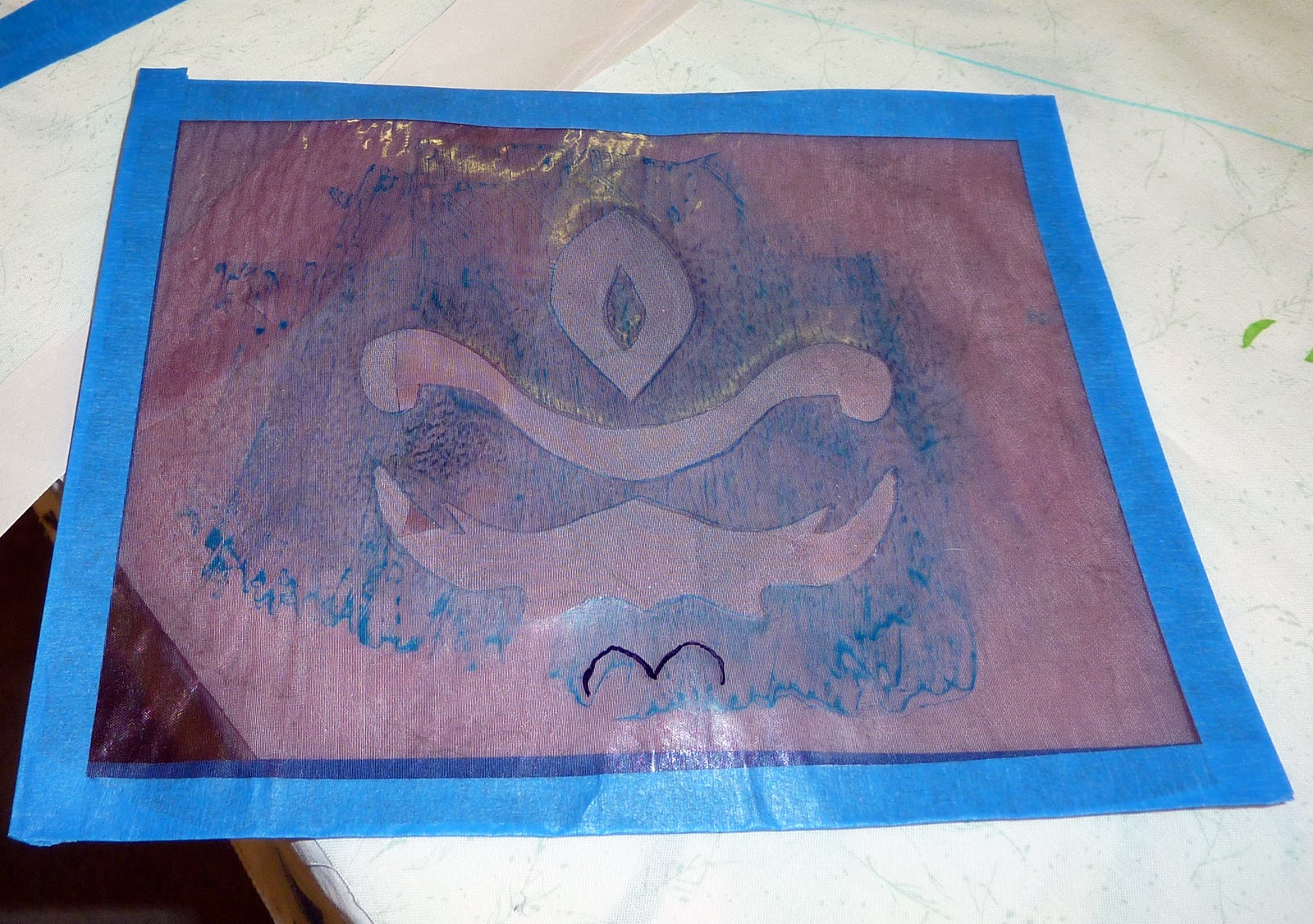 I'm working on a project (revisited) Make your own silk screens