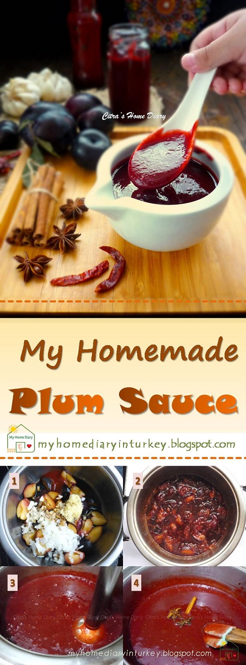 My Homemade Plum sauce / Saus Buah Prem