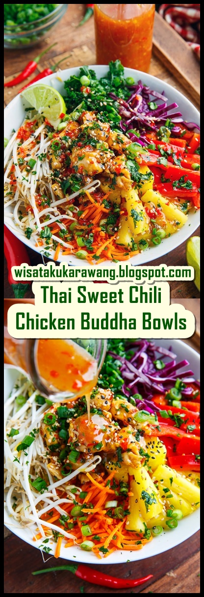 Thai Sweet Chili Chicken Buddha Bowls - Recipes Food