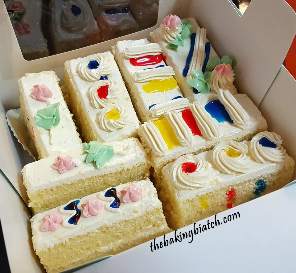 The Baking Biatch by Cynthia Lim Old fashioned cake (slices) with