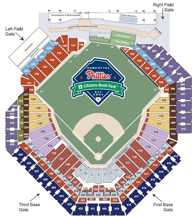 Citizens Bank Field Seating Chart